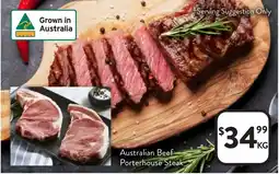 Foodworks Australian Beef Porterhouse Steak offer