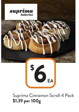 Foodworks Suprima Cinnamon Scroll offer