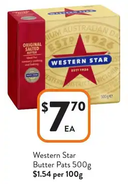 Foodworks Western Star Butter Pats offer