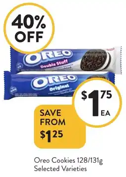 Foodworks Oreo Cookies Selected Varieties offer