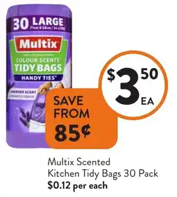 Foodworks Multix Scented Kitchen Tidy Bags offer