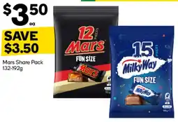 Woolworths Mars Share Pack offer
