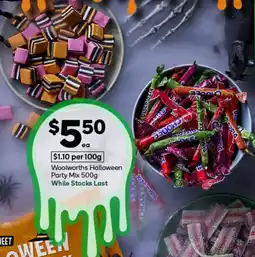 Woolworths Woolworths Halloween Party Mix offer