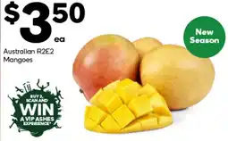 Woolworths Australian R2E2 Mangoes offer