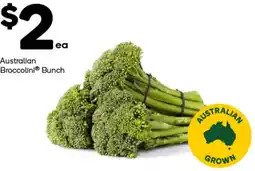 Woolworths Australian Broccolini® Bunch offer