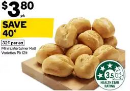 Woolworths Mini Entertainer Roll Varieties offer