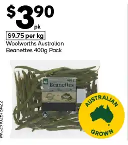 Woolworths Woolworths Australian Beanettes offer