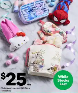 Woolworths Christmas Licensed Gift Sets offer