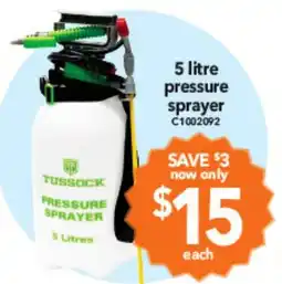 Cheap as Chips pressure sprayer offer