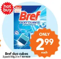 Cheap as Chips Bref duo cubes offer