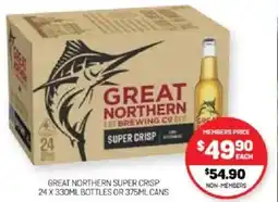 Harry Brown Great northern super crisp bottles or cans offer