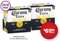 Harry Brown Corona extra bottles offer