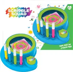 Toymate Scribble Studio Neon & Glow Spin Art Kit offer