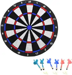 Toymate Action Arena Large Darts Board 40cm offer