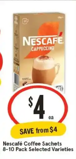IGA Nescafé coffee sachets offer