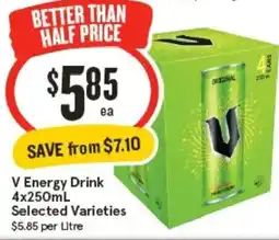 IGA V energy drink offer