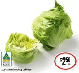 IGA Australian iceberg lettuce offer