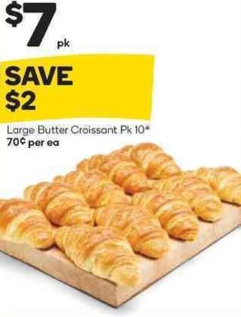 Woolworths Large Butter Croissant offer