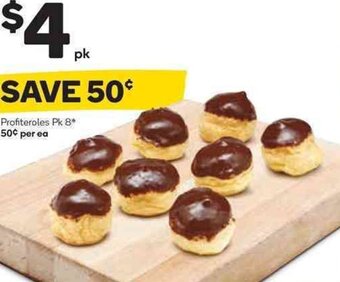 Woolworths Profiteroles offer
