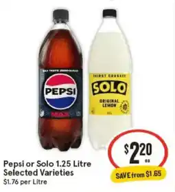 IGA Pepsi or solo offer