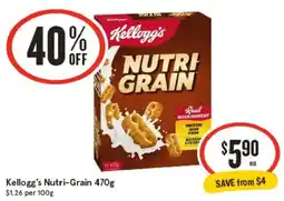 IGA Kellogg's Nutri-Grain offer