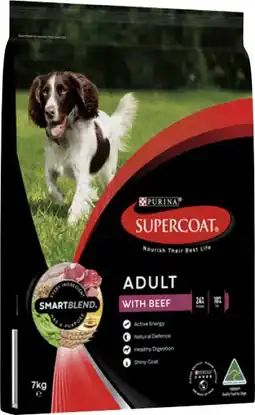 IGA Supercoat Smart Blend Dry Dog Food 6.7-7kg Selected Varieties offer