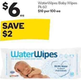 Woolworths WaterWipes Baby Wipes offer
