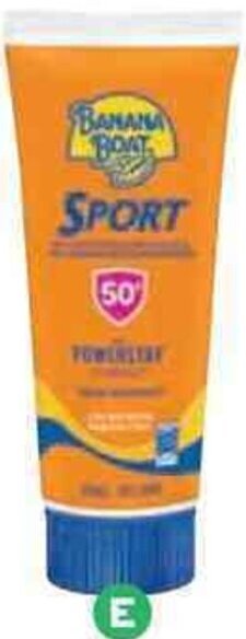 Woolworths Banana Boat SPF50+ Sunscreen Sport 200g offer