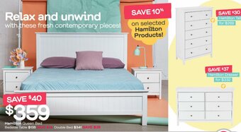 Fantastic Furniture Hamilton Queen Bed offer