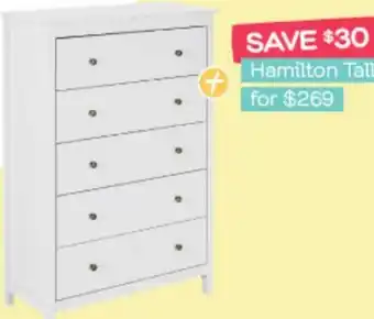 Fantastic Furniture Hamilton Tall offer