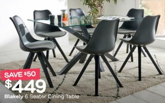 Blakely 6 Seater Dining Table