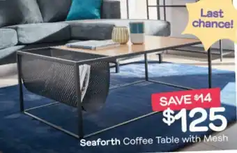 Fantastic Furniture Seaforth Coffee Table offer