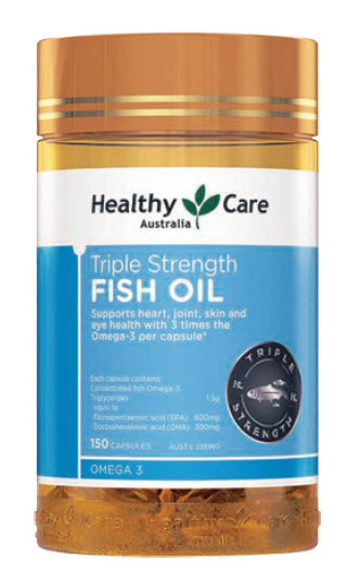 Chemist Warehouse Healthy care triple strength fish oil 150 capsules offer
