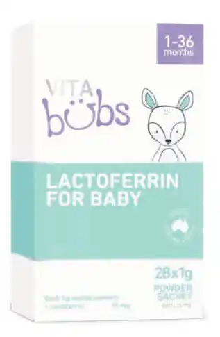 Chemist Warehouse Vita bübs lactoferrin for baby 28 x 1g powder sachet offer
