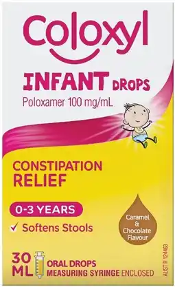Pharmacy Best Buys Coloxyl infant drops offer