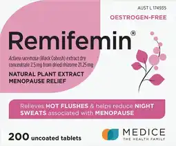 Pharmacy Best Buys Remifemin offer
