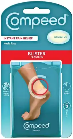 Pharmacy Best Buys Compeed blister 5 medium plasters offer
