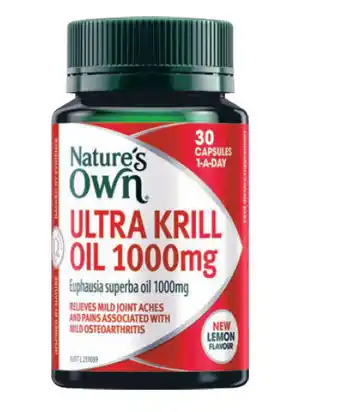Chemist Warehouse Nature’s own ultra krill oil 1000mg 30 capsules offer