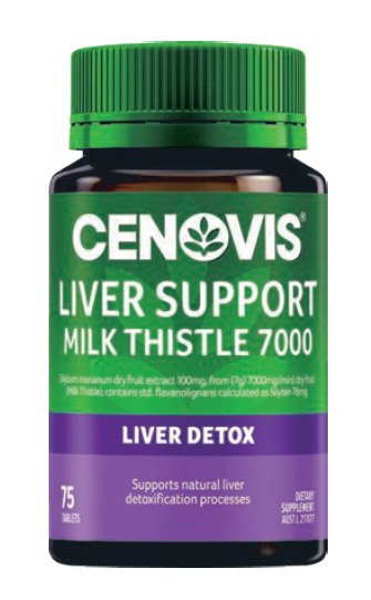 Chemist Warehouse Cenovis liver support milk thistle 7000 75 tablets offer