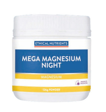 Ethical nutrients mega magnesium night 126g powder
