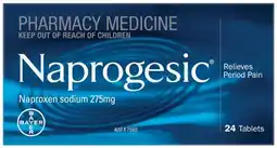 Amcal Pharmacies Naprogesic Period Pain Relief 24 Tablets offer