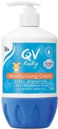 Amcal Pharmacies QV Baby Moisturising Cream 500g offer