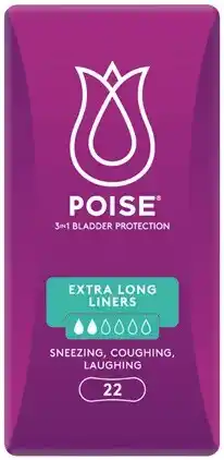 Amcal Pharmacies Poise Extra Long Liners 22 Pack offer