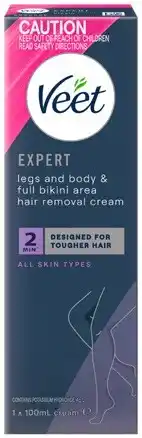 Amcal Pharmacies Veet Expert Hair Removal Cream 100mL offer