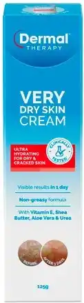 Amcal Pharmacies Dermal Therapy Very Dry Skin Cream 125g offer