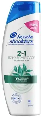 Head & Shoulders Itchy Scalp Care 2 In 1 Shampoo 350mL