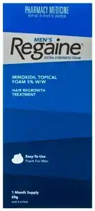 Amcal Pharmacies Regaine Men’s Extra Strength Foam 1 Month Supply 60g offer