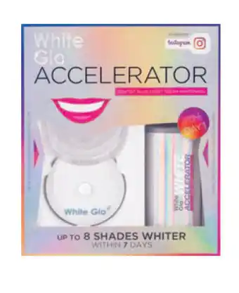 Chemist Warehouse White glo accelerator blue light teeth whitening system offer