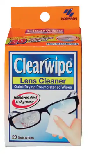 Chemist Warehouse Clearwipe lens cleaner 20 wipes offer