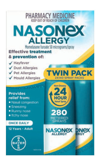 Chemist Warehouse Nasonex allergy 280 doses offer
